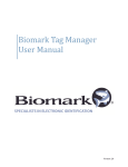 Biomark Tag Manager User Manual