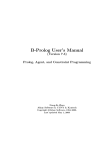 B-Prolog User`s Manual - Computer and Information Science