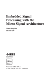 Embedded Signal Processing with the Micro Signal