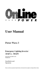 User Manual - OnLine Power, Inc.