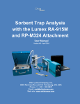 Sorbent Trap Analysis with RA-915M and M-324