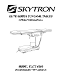 ELITE SERIES SURGICAL TABLES MODEL ELITE 6500