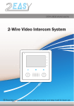 2-Wire Video Intercom System