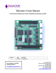 Mercator II User Manual