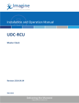 UDC-RCU - Imagine Communications