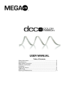 Deco Color Ribbon Manual 24V