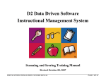 D2 Data Driven Software Instructional
