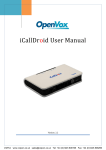 iCallDroid User Manual