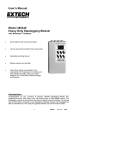 User`s Manual Model 380340 Heavy Duty Datalogging Module