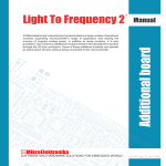 Light To Frequency 2 User Manual