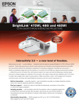 BrightLink 475Wi Catalog Sheet - Epson America, Inc.
