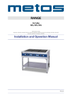 Installation and Operation Manual