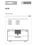 InLab 3D Operator`s Manual