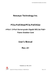 PCIe-PoE354at/352at User`s Manual