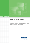 User Manual IPPC-5211WS Series