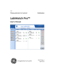 LabWatch Pro™ - GE Measurement & Control