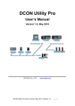 DCON Utility Pro User`s Manual Version 1.0, May 2014