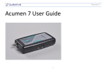 Acumen 7 User Guide