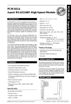 PCM-3614 4-port RS-422/485 High