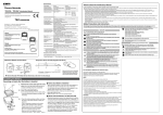 TandD TR-51, TR-52 Data Loggers User Manual