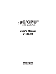 µC/CPU User`s Manual