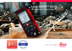 Disto X310 User Manual