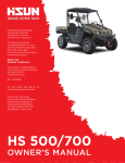 HS 500/700 - Hisun Motors Corp, USA