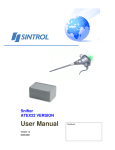 Snifter ATEX22 VERSION User Manual