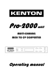 Pro-2000 MkII Manual