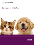 IDEXX Cornerstone 8.1 Whats New