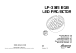 lp-3315 rgb led projector