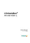 PA-AW-KNX-1 User`s Manual