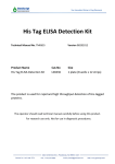 His Tag ELISA Detection Kit