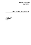 MEA Switch User Manual - ALA Scientific Instruments