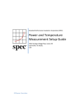SPEC Power and Temperature Measurement Setup Guide