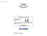 HI-4455 Isotropic Field Probe User Manual - ETS