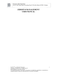 ZEROIT-8 MANAGEMENT USER MANUAL