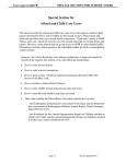 Special Section for School & Child Care Users