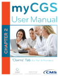 myCGS User Manual