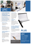 An entirely new flexible interactive whiteboard that fits into