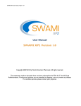 User Manual SWAMI XP2 Version 1.0