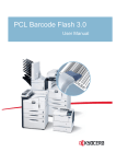 PCL Barcode Flash 3.0 - KYOCERA Document Solutions America