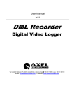 DML Recorder - Axel Technology