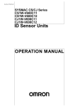 SYSMAC CS/CJ Series ID Sensor Units Operation Manual