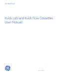 Kvick Lab and Kvick Flow Cassettes User Manual