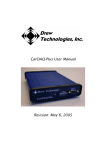CarDAQ-Plus User Manual Revision: May 6, 2005
