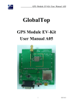 GPS Module EV-Kit User Manual A05 For MTK Chip