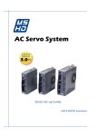 AC Servo System Quick Set_up Guide