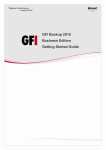 GFI Backup 2010 Business Edition Getting Started Guide