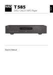 NAD T585 Operating Instructions Manual